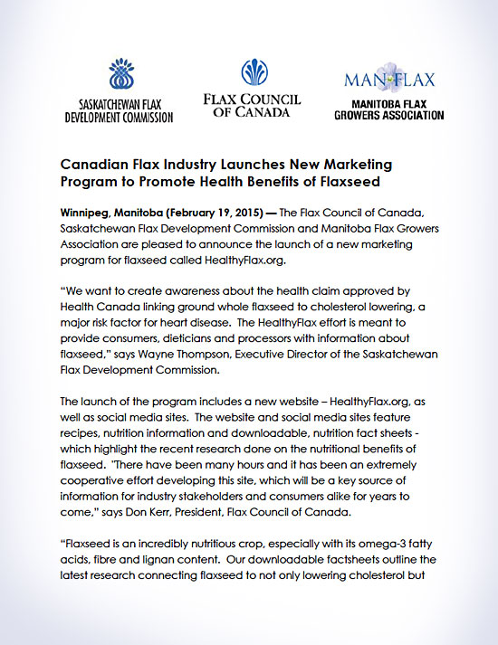 Media Release Feb 2015